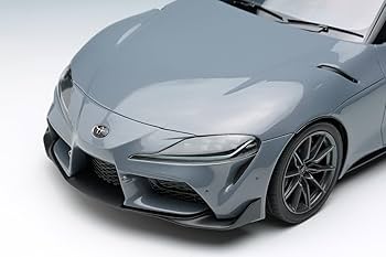 1/18 トヨタディーラー特注製　メイクアップ　GRスープラ　ミニカー　イエロー トヨタ GR スープラ(ライトニングイエロー ) - AOSHIMA SCALE